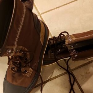 Women's Brown Lace-Up Boots